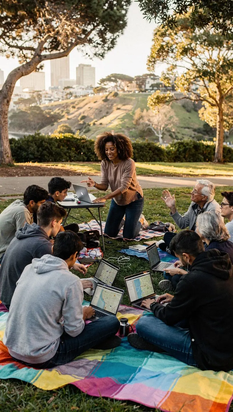 Professional team collaboration